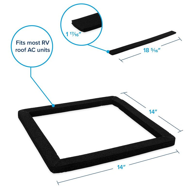 Gasket universel pour climatiseur 14 x 14