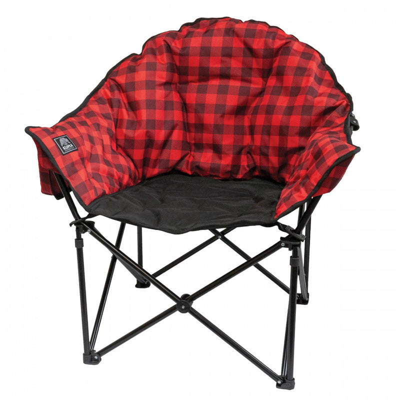 Chaise de camping Kuma Lazy Bear Chair - rouge et noir