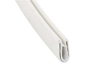 Moulure de finition flexible pincée blanche